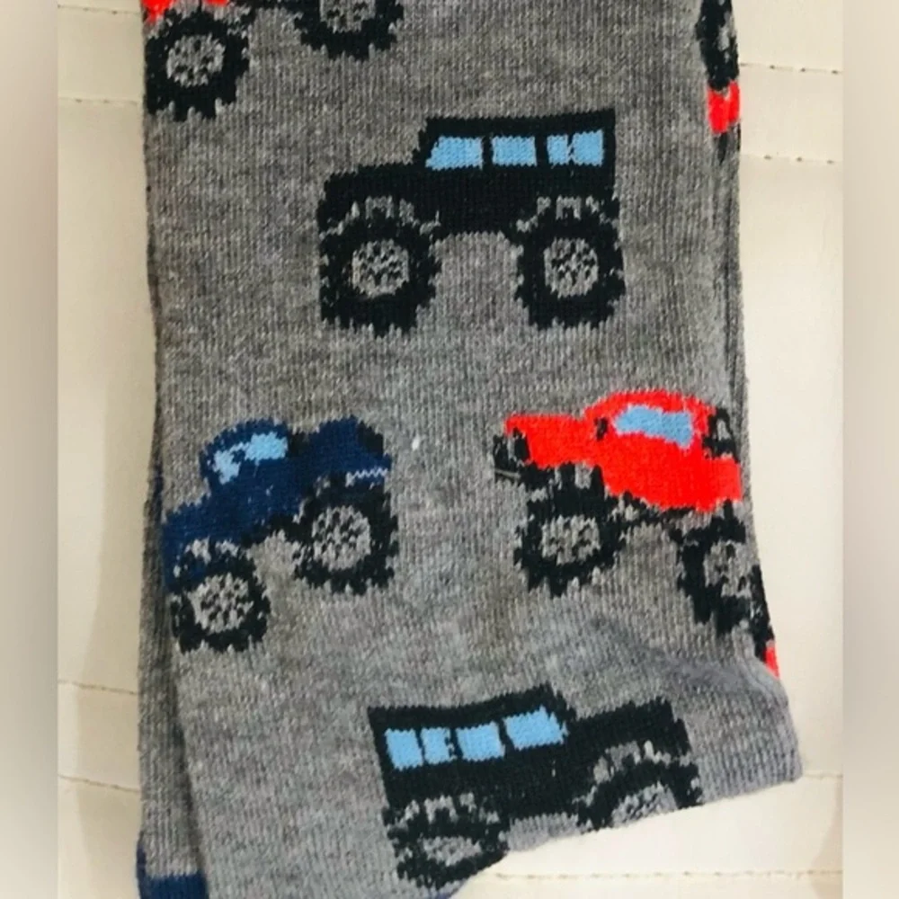 3pairs men’s socks-avocado toast‎ deer lobster cars trucks dogs motorcycle new